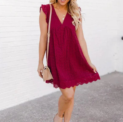Robe Élégante en Dentelle Ajourée - 💖 SPÉCIAL FÊTE DES MÈRES 👩‍🦳