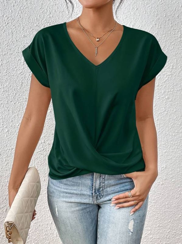 Fiore™ | Haut à Manches Courtes en Coton Bio  - 💖 SPÉCIAL FÊTE DES MÈRES 👩‍🦳