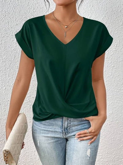 Fiore™ | Haut à Manches Courtes en Coton Bio  - 💖 SPÉCIAL FÊTE DES MÈRES 👩‍🦳