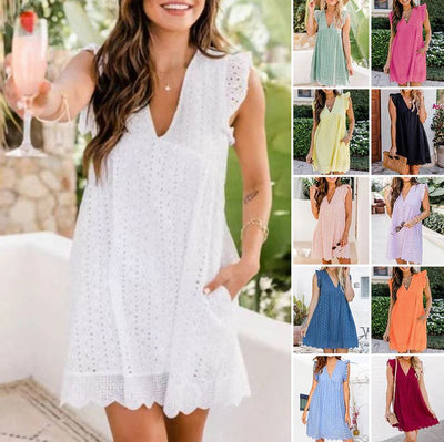 Robe Élégante en Dentelle Ajourée - 💖 SPÉCIAL FÊTE DES MÈRES 👩‍🦳