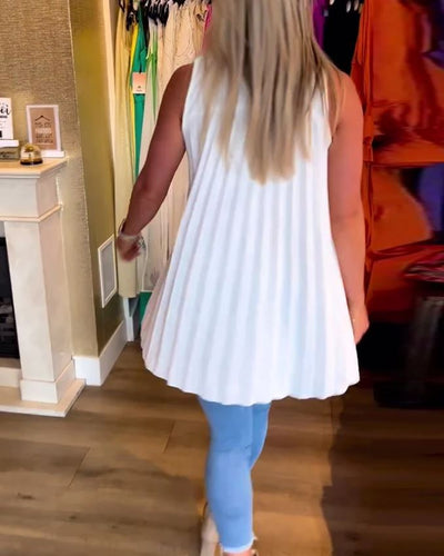 Haut sans manches à volants et revers - 💖 SPÉCIAL FÊTE DES MÈRES 👩‍🦳