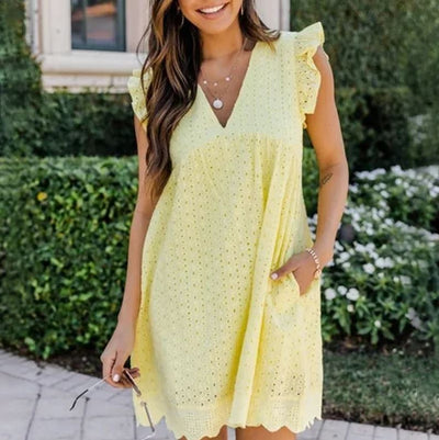 Robe Élégante en Dentelle Ajourée - 💖 SPÉCIAL FÊTE DES MÈRES 👩‍🦳